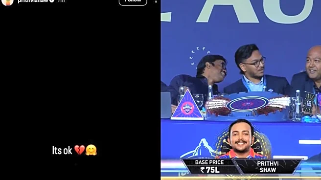 Prithvi Shaw reacts ‘It’s okay’ to going unsold before Delhi Capitals snap him up for INR 75 lakh