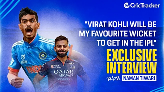 Virat Kohli will be my favourite wicket to get in the IPL: LSG's latest recruit Naman Tiwari [Exclusive]