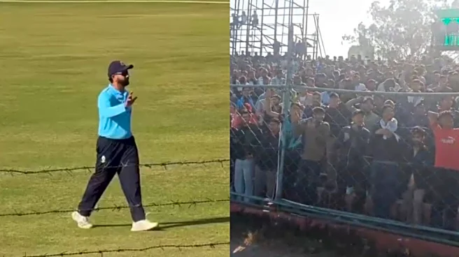 [WATCH] Rohit Sharma chants echo as fans pack Jaipur stadium for Mumbai game in Vijay Hazare Trophy 2025-26