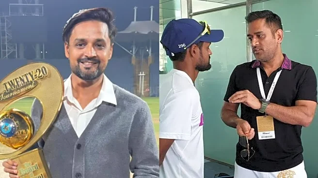 'MS Dhoni knows stats of each domestic player from Jharkhand, we have always taken his advice' - JSCA joint secretary Shahbaz Nadeem