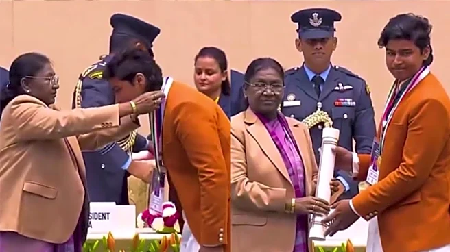 [WATCH] Vaibhav Suryavanshi felicitated with Pradhan Mantri Rashtriya Bal Puraskar by President Droupadi Murmu