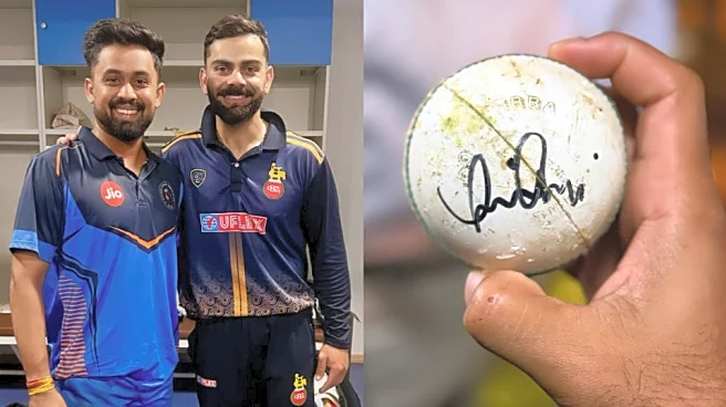 Vijay Hazare Trophy 2025-26: Virat Kohli gifts signed match ball to Vishal Jayswal after latter got his wicket