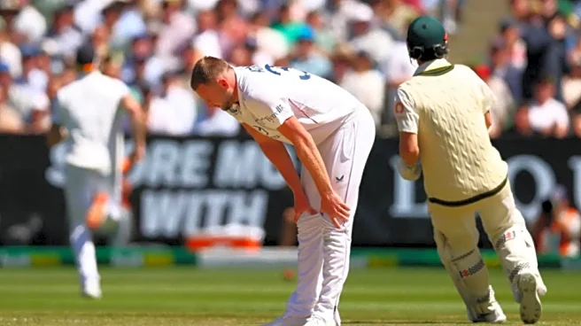 Ashes 2025-26: Gus Atkinson ruled out of Sydney Test with hamstring injury