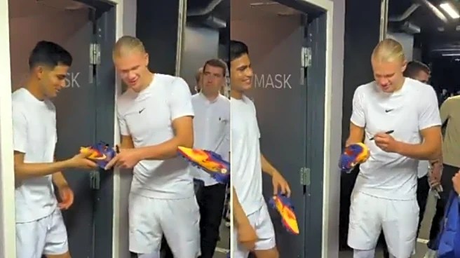 Shubman Gill gets autographed boots from star Manchester City striker Erling Haaland