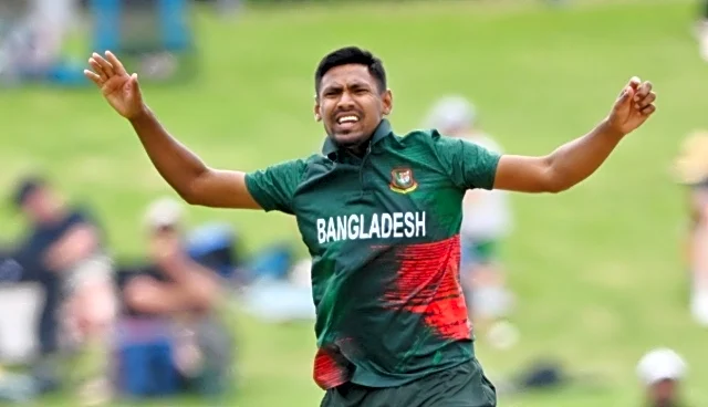 Mustafizur Rahman reacts after being released by Kolkata Knight Riders