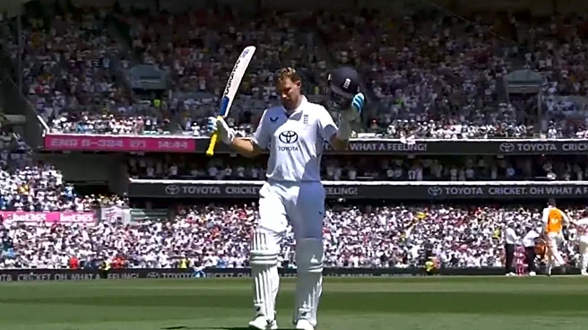 Ashes 2025-26: England's Joe Root equals Ricky Ponting with 41st Test ton