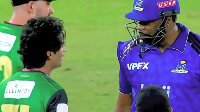 [WATCH] Kieron Pollard, Naseem Shah engage in war of words during ILT20 2025-26 final