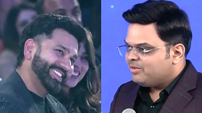 [WATCH] Rohit Sharma’s smiling reaction after ICC chair Jay Shah calls him India captain