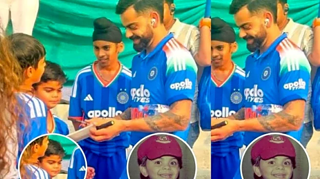 Virat Kohli stumbles upon mini lookalike, wholesome moment sparks viral frenzy