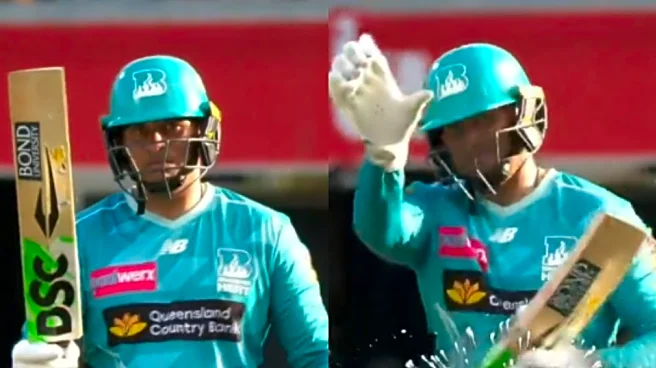 BBL 2025-26: Usman Khawaja mimics Steven Smith’s celebration after Fifty on return