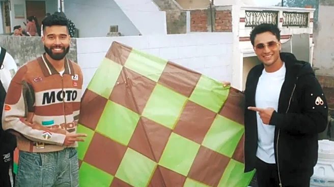 [WATCH] Abhishek Sharma enjoys kite-flying with AP Dhillon to celebrate Makar Sankranti