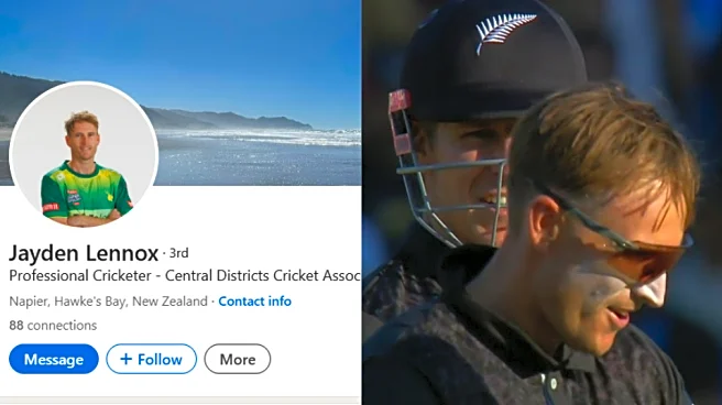 Jayden Lennox's LinkedIn career profile before becoming New Zealand cricketer grabs attention