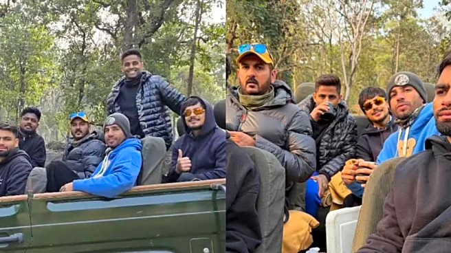 IND vs NZ 2026: Indian team players enjoy jungle safari in Nagpur ahead of New Zealand T20Is