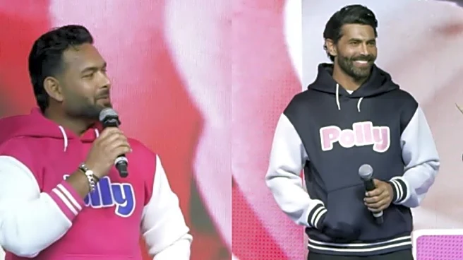 [WATCH] 'Indirectly bol raha hai ki aapka time ho gaya' - Rishabh Pant, Ravindra Jadeja engage in playful banter