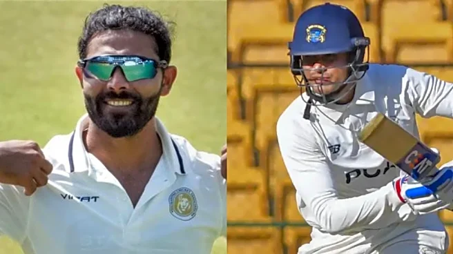 Shubman Gill dismissed for two-ball duck on Ranji return, Ravindra Jadeja flops with bat