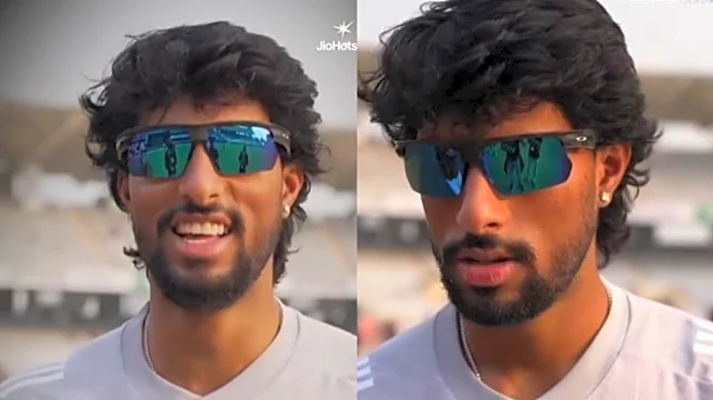 [WATCH] T20 World Cup 2026: Tilak Varma apologizes to Arshdeep Singh after forgetting latter's tournament record