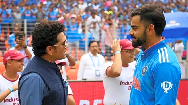 Sachin Tendulkar told me Virat Kohli could break his record: BCCI vice-president Rajeev Shukla