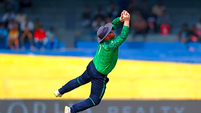 Video of the Day: T20 World Cup 2026 - Paul Stirling pulls off stunning diving catch to dismiss Josh Inglis