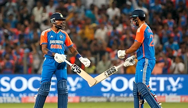 Who is the more explosive batter in T20Is – Dube or Hardik?