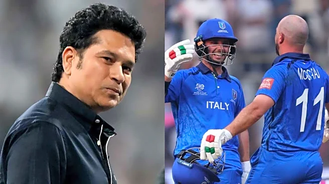 T20 World Cup 2026: 'Game is spreading beautifully across the globe' - Sachin Tendulkar congratulates Italy on historic win