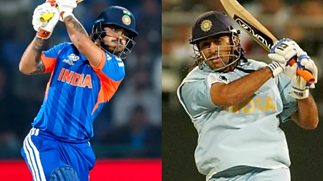 Stats: Ishan Kishan goes beyond MS Dhoni's long-standing T20 World Cup record from 2007