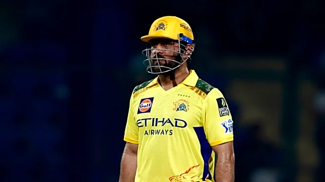 Why MS Dhoni not playing in RCB vs CSK?