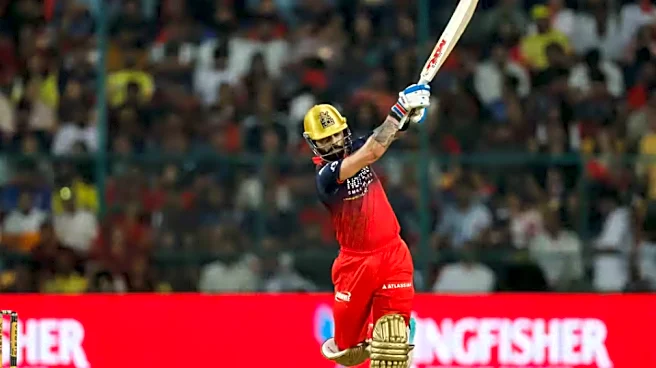[WATCH] IPL 2026: Virat Kohli’s no-look six leaves Bengaluru crowd stunned in CSK clash