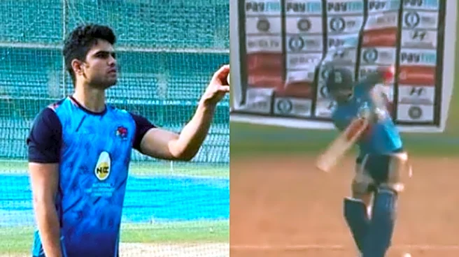 [WATCH] Rare video of Arjun Tendulkar bowling to Virat Kohli in nets surfaces online