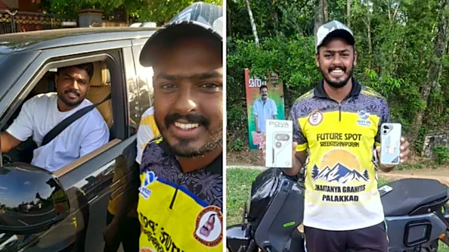 Sanju Samson surprises fan with ₹30,000 smartphone gift during Kerala visit