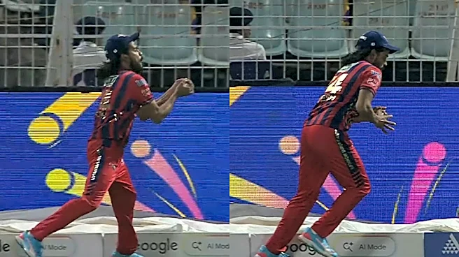 Controversy erupts after Digvesh Singh's catch signalled out without proper TV replay, fans express disappointment