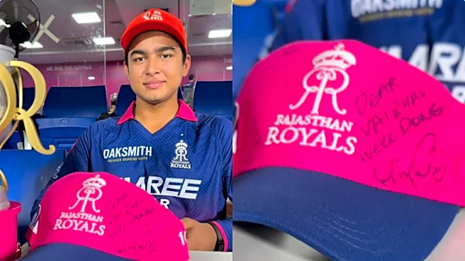 'Dear Vaibhav, well done' - Virat Kohli appreciates Sooryavanshi's exceptional power hitting with signed cap after RR vs RCB match
