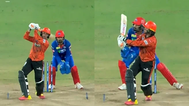 IPL 2026: Video of the Day: Abhishek Sharma hits two mammoth sixes to reach century during SRH vs DC match