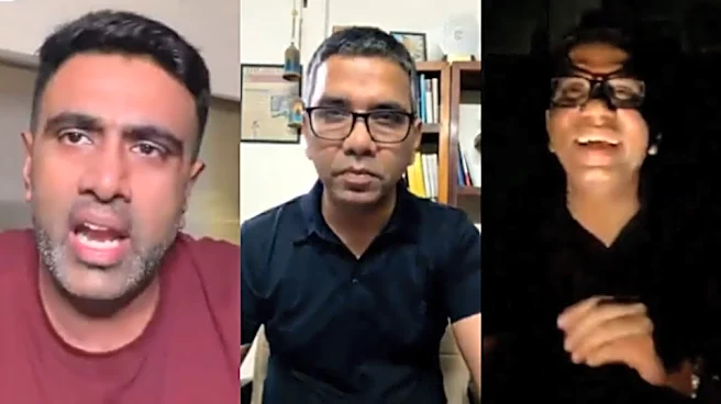 [WATCH] R Ashwin and Vimal Kumar share hilarious moment on video after LSG vs RR match in IPL 2026