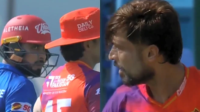 [Watch] Mohammad Amir’s animated send-off irks Faheem Ashraf in PSL 2026, all-rounder storms in pointing bat