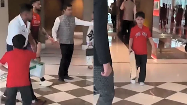 [Watch] Young Virat Kohli fan breaks down after security stops him from meeting his idol