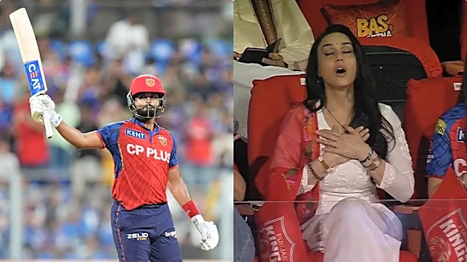 [WATCH] Preity Zinta breathes in sigh after Shreyas Iyer survives LBW appeal in PBKS vs RR