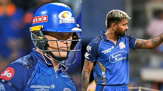 IPL 2026: Why MI players are wearing black armbands vs SRH in Match 41?