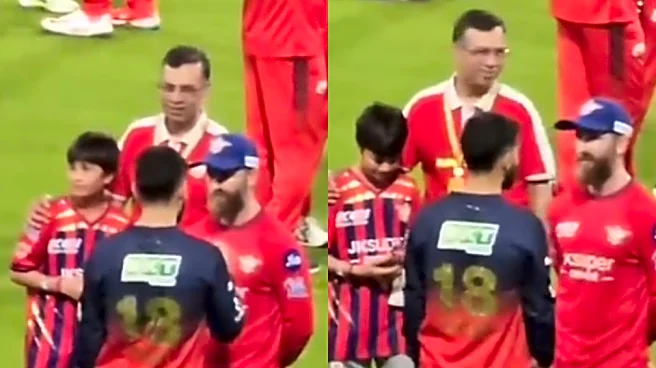 [WATCH] IPL 2026: Sanjiv Goenka patiently waits to interact with Virat Kohli after LSG vs RCB clash