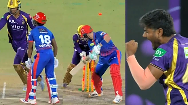 IPL 2026: Video of the Day: Anukul Roy's double blow dents Delhi Capitals