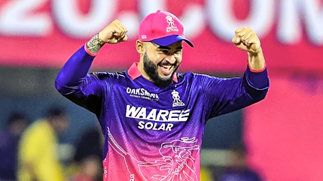Why Riyan Parag not playing in RR vs GT?