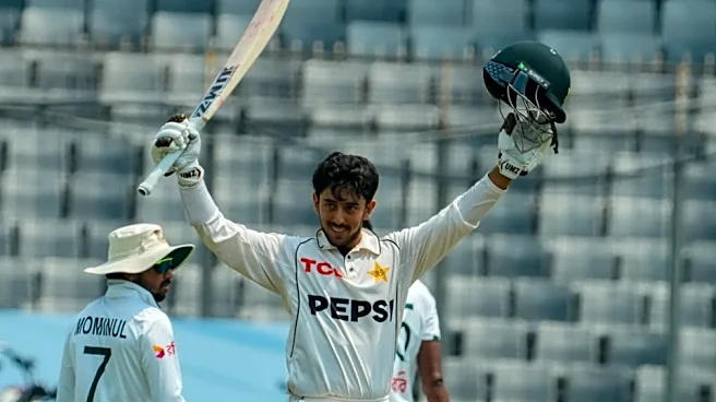 'Nervous when I was going to bat' - Azan Awais reflects on his century on Test debut