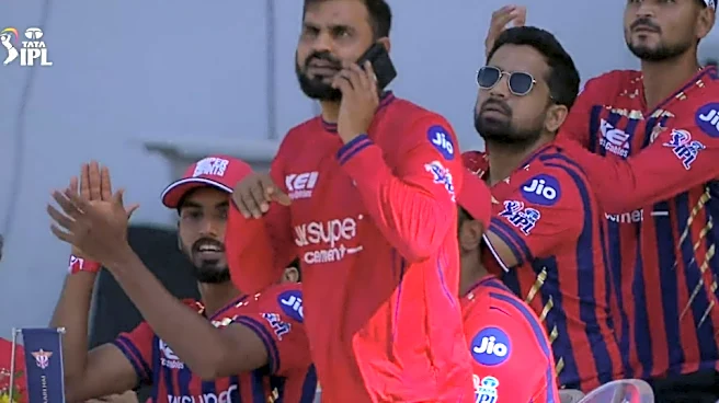 IPL 2026: LSG personnel spotted using mobile phone, however did not breach BCCI protocols