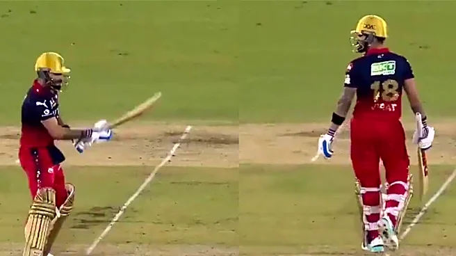 'Ab India ke liye thodi khelna hain' - Virat Kohli's fun banter with Manish Pandey caught by stump mic during RCB vs KKR