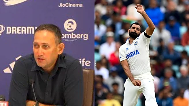 "There was no discussion regarding him" - Ajit Agarkar's blunt remark on Mohammed Shami during squad announcement for IND vs AFG series