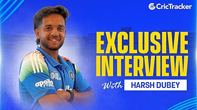 India-bound Harsh Dubey has a World Cup dream with Ro-Ko on his side [Exclusive Interview]