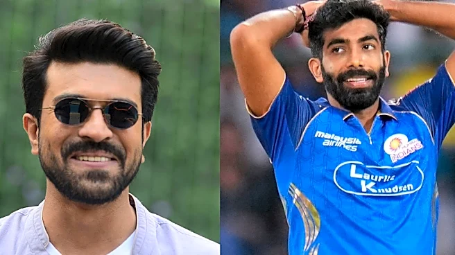 [WATCH] Actor Ram Charan apologises to Jasprit Bumrah after mistakenly calling him ‘footballer’