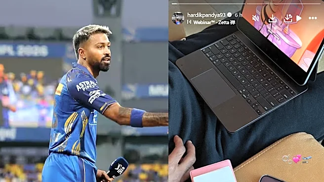 Hardik Pandya posts cryptic 07:07 Instagram story, fans link it to joining CSK in next IPL season