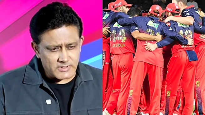 'They didn't just win, they made a statement' - Anil Kumble tips his hat to RCB after dominant victory over GT in Qualifier 1