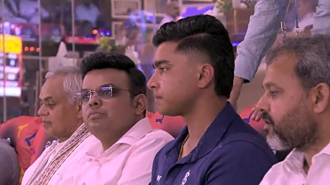 Vaibhav Sooryavanshi seen enjoying 2026 IPL final sitting alongside Jay Shah