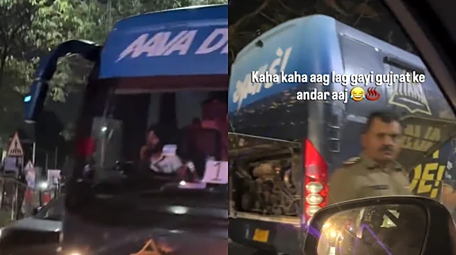 Gujarat Titans' team bus catches fire after IPL 2026 Final loss to RCB, players safely evacuated